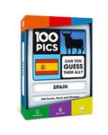 100 PICS Spain Educational Flash Cards Game - Kids Travel Guide For Spanish Food Facts And Phrases