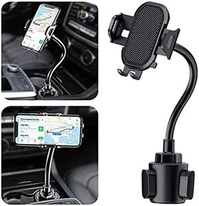 Cup Phone Holder for Car, Flexible Gooseneck Cup Holder Phone Mount Universal Adjustable Cupholder Compatible with iPhone 11 Pro XS Max XR X 8 7 6s 6 5s Samsung Galaxy S10 Plus S9 S8 S7 S6 Note 10 9 8