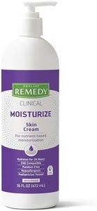 Medline Remedy Clinical Skin Cream Moisturizer, Unscented (16 fl oz Pump Bottle), Nourishing for Dry Skin, Paraben & Sulfate-Free Moisturizing Cream for Face and Body, Lotion for Sensitive Skin