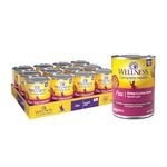 Wellness Complete Health Natural Wet Canned Cat Food, Chicken & Lobster Pate, 12.5-Ounce Can (Pack of 12)