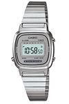 Casio Women's LA670WA-7 Silver Tone Digital Retro Watch