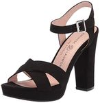 Chinese Laundry Women's Always Heeled Sandal, Black, 3.5 UK