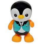 PLUSPOINT Lovely Dancing Penguin Electric Toy Portable Home Cute Singing Colorful Funny Plastic Round Edge Kids Gift for Children(Dancing Penguin)