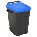 Sealey BM100B Refuse 100L-Blue Wheelie Bin, Blue