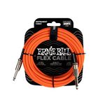 Ernie Ball Flex Instrument Cable Straight/Straight 20ft - Orange