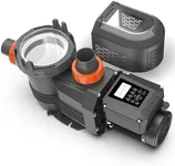 Varpoolfaye Variable Speed Pool Pump, 1.8 HP Pool Pump Inground 220-240V,9114 GPH High Flow Powerful Swimming Pool Pump for Above Ground with Filter Basket