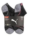 Puma Women’s Repreve Athletic Low Cut Sock, 12-pair (Black)