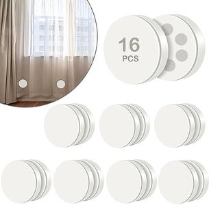 16 Packs Magnetic Shower Curtain Weights,Shower Curtain Weights Magnets,Rubber Covered Heavy Duty Weights, Prevent Curtain Liner from Blowing Around, Work for Drapery, Flag, Tablecloth (8 Pairs)