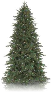 Treetopia Addison Spruce - Artificial Indoor Christmas Tree, Pre-lit with LED Candlelight Clear & Multi Colored Lights, 6ft