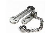 VIBORG Solid SUS304 Stainless Steel 3MM Extra-Thick Casting Heavy Duty Door Chain External Front Door Restrictor Limiter Security Lock Safety Guard Chain for Wooden and UPVC Doors EK-07A