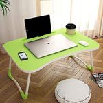 Mistri Engineered Wood Office Table For Home/Writing Desk For Office/Folding Table For School/Folding Study Table/Work From Home Multipurpose Table (Green), 23 Inches