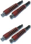 (4) 12" Length 10mm ID Adjustable Shocks Go Kart Cart Go-Cart Minibike Mini Bike