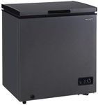 Frigidaire Chest Deep Freezer, 5 Cu. Ft. Capacity, Granita Rugged Design-Adjustable Thermostat-Removable Vinyl Coated Wire Basket-Easy Defrost Drain