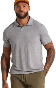 Municipal Men's Sport Utility Short Sleeve Polo Shirt, Athletic Gray Heather, Medium