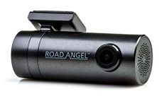 Road Angel Halo Go Dash Cam, 1080p 130° Camera with Super Night View, Built-In Wi-Fi, Winter Mode When Using Halo Drive/Go Hard Wire Kit, Black