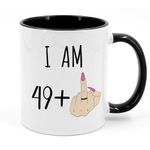 50th Birthday Gifts for Women Funny 50 Years Old Gift Coffee Mug for Women Anniversary Mom Sister Wife Gift (Women, 50th)