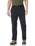 Arctix Men's Cliff Convertible Trail Pant, Black, Large (36-38W * 36L)