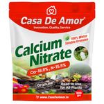 Casa De Amor Calcium Nitrate (100% Water Soluble) For Plants Fruits And Flower Growth (900 Gm), Granules