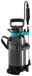 Gardena Pressure Sprayer 5 l EasyPump: Battery pressure sprayer with integrated foot tread, telescopic lance including locking function, shoulder strap and nozzle protection (11136-20)