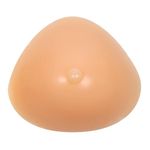 ELMIKA One Piece Silicone Breast Form Mastectomy Prosthesis Triangle Bra Enhancer Insert Concave Bra Pad B Cup 300g/piece