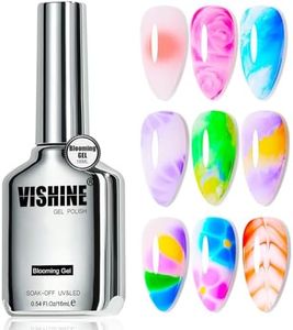 Vishine 16ml Vernis à Ongles Semi-permanent Blooming Gel, Bloomin GEL Vernis Gel Soak Off UV LED pour Nail Art Manicure 006