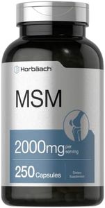 MSM Supplement Capsules | 2000mg | 250 Count | Non-GMO and Gluten Free Formula | Methylsulfonylmethane | by Horbaach