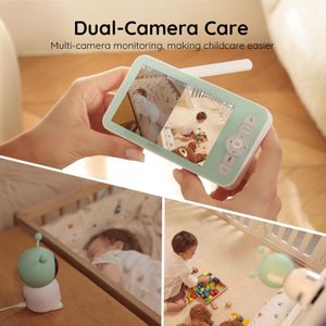 Boifun 2K WiFi Baby Monitor – HD Video, Night Vision, Two-Way Audio