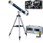 Bresser Junior Telescope 60/700 AZ Refractor Telescope - Blue/Grey