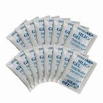 Thea Silica Gel White/Desiccant/Moisture Sbsorbr/Moistur Absorbent Rechargeable Desiccant Dehumidifiers Bags for Electronics, Clothes, Shoes, Jewelry, Spices, Tools and More Silica Gel Packets (30)