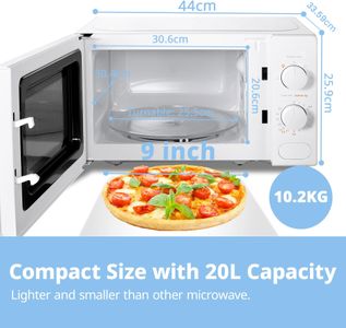 COMFEE 20L Microwave Oven, 700W – White