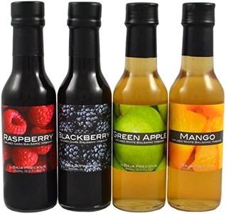 Baja Precious - Infused Balsamic Quartetto - Raspberry, Blackberry, Green Apple & Mango (Pack of 4 x 150ml)