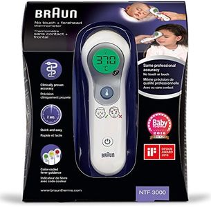 Braun No Touch + forehead thermometer, NTF3000