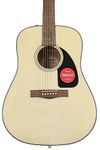 Fender CD-60 Dreadnought V3 Acoustic Guitar, with 2-Year Warranty, Natural, with Case