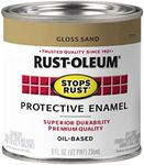 Rust-Oleum 7771730 1/2-Pint 8-Ounce Protective Enamel, Gloss Sand