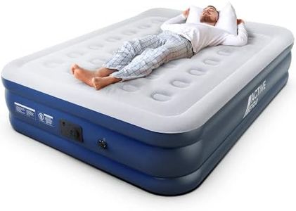Active Era Colchón Hinchable Matrimonio - 203 x 152 x 48 cm - con Bomba eléctrica incorporada y Almohada integrada - colchon Hinchable