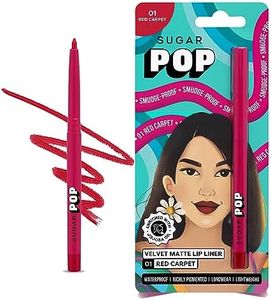 SUGAR POP Velvet Matte Lip Liner 01 Red Carpet - 0.27 gms - Creamy matte finish | Smudge-proof | Waterproof | Transfer-proof