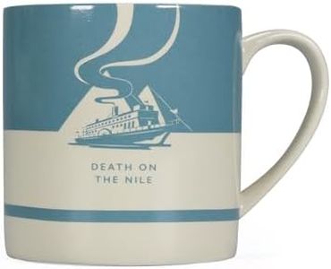 Half Moon Bay Death On The Nile Agatha Christie Tasse à café | Tasses à thé et tasses à café | Cadeau pour enseignantes d'Agatha Christie | Cadeau pour les amateurs de livres et les fans d'Agatha
