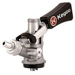 Kegco KC KTS98S-W Keg Beer Coupler, Stainless Steel