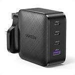 UGREEN 65W USB C Charger Plug 4-Port GaN Type C Fast Charging Wall Power Adapter Supports 20W Compatible with MacBook, iPad Air 5, iPhone 14 Pro Max, Pixel 7, Galaxy S23/S22, Dell XPS Laptop etc