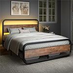 Catrimown Full Size Bed Frame, Meta