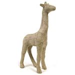 Décopatch - Ref AP608O - Small Giraffe - Papier Maché Object to Decorate - 9 x 3 x 15cm - Decorate with Décopatch Papers & PaperPatch Glue, Glitter, Paints