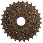 Bicycle Freewheel Tourney, 6 Speed 14t-28t Bike Cassette Sprocket Gear Mountain Replacement Screw On Free Wheel Threaded Hub Type Single Conversion Chain Cycling Component Parts Set