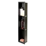 ALFI brand ABNC0836-BLA Shower Niche, Black Matte