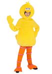 Bird Wisdom Delivered! Sesame Street Big Bird Adult Costume Classic Jumpsuit for Halloween