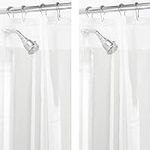 mDesign PEVA Shower Curtain Liner -