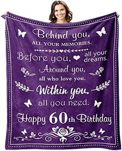 60th Birthday Gifts for Women Men 60 Year Old Birthday Gifts 60 Year Blanket Gifts 60th Funny Gift Idea 60th Birthday Gift Ideas Gifts for 60 Year Old Female Male Women Men (60th Birthday, 50"x60")