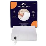 Dreamland Love Mornings Heated Duvet – Pure Cotton Cover, Single Size 200×135cm, 6 Heat Settings, Rapid Heat-Up, 1 Detachable Control & Auto Safety Shut-Off, All-Season Use Electric Blanket