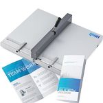 Mxmoonant H460 Manual Creasing Machine A3/A4 Paper Folding Machine Paper Creaser Scoring Machine for Thick Paper Card (455X540mm(18''X21.2''))