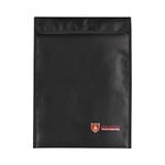 Festnight Fireproof Document Bag Folder Office File Folder Document Organizer Bag for Certificates/Documents Bank Cards Passport Valuables Jewlry Cash