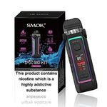 SMOK IPX80 Kit: Waterproof, 80W Adjustable Wattage, TFT Display, RPM 2 Coil Compatibility, Durable Design for Outdoor Vaping 2mL Smok Vape E Cigarettes Kit (Fluid Rainbow) No Nicotine